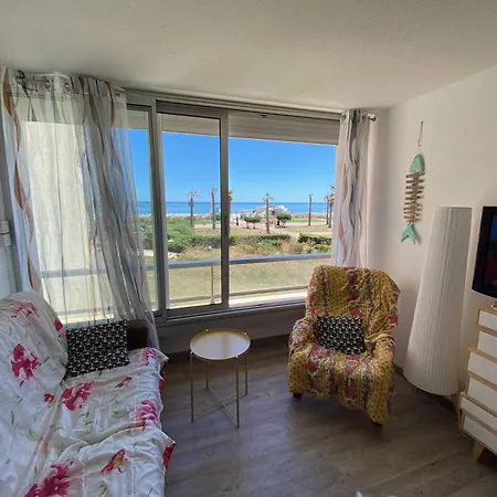 T2 4 Pers A Le Barcares, Face Mer, Parking Prive - Fr-1-81-640 Appartement *